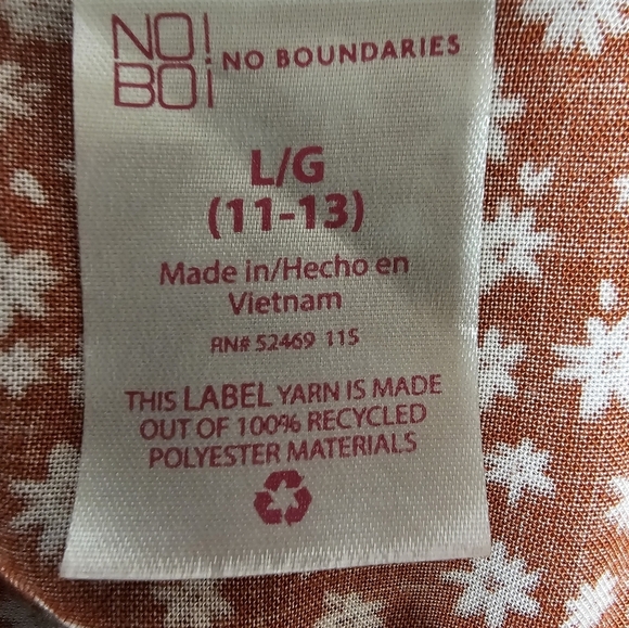 No Boundaries Racerback Style Floral Tank Size L - Picture 6 of 10